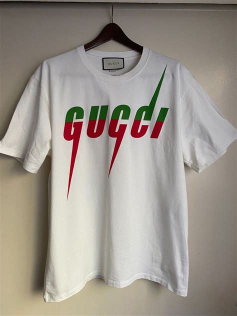 gucci red tshirt man|gucci shirt red and green.